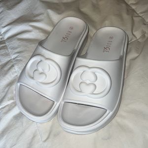 White Platform Sandal
